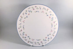 Royal Worcester - Forget Me Not - Gateau Plate - 11" - The China Village