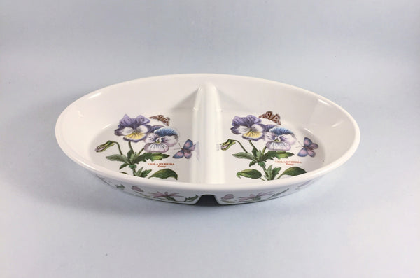 Portmeirion Botanic Garden Serving Dish Divided 11 3/8