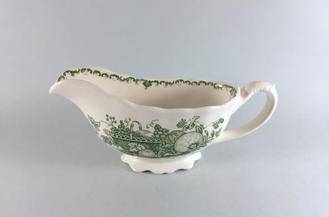 Mason's - Fruit Basket - Green - Sauce Boat - The China Village