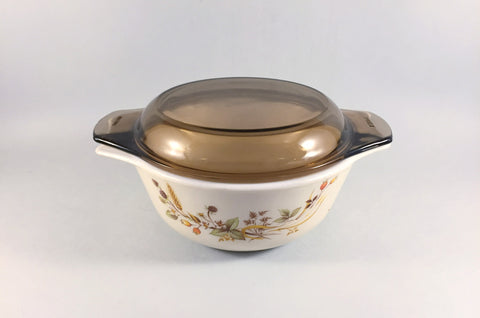 Marks & Spencer - Harvest - Casserole Dish - 1 1/2pt (Pyrex with glass lid) - The China Village