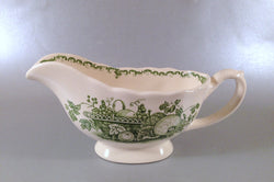 Mason's - Fruit Basket - Green - Sauce Boat - The China Village