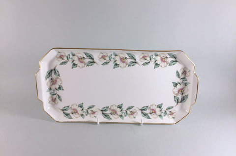 Crown Staffordshire - Christmas Roses - Sandwich Tray - 11 7/8" - The China Village