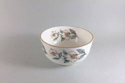 Crown Staffordshire - Christmas Roses - Sugar Bowl - 4 1/2" - The China Village