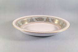 Wedgwood - Columbia - Sage Green & Gold - Vegetable Dish - 10" - The China Village