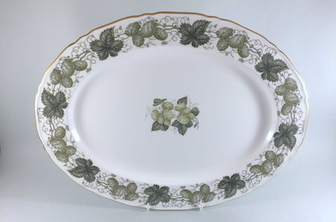 Royal Worcester - The Worcester Hop - Oval Platter - 15 3/4" - The China Village