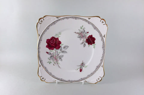 Royal Stafford - Roses To Remember - Bread & Butter Plate - 8 1/2" - Square - The China Village
