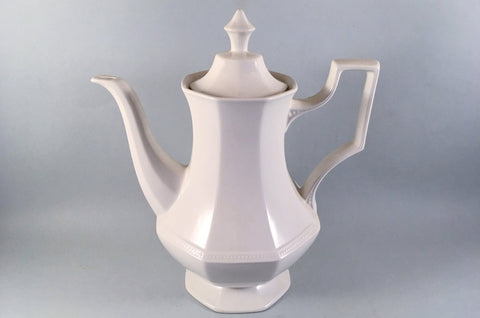 Johnsons - Heritage White - Coffee Pot - 2pt - The China Village