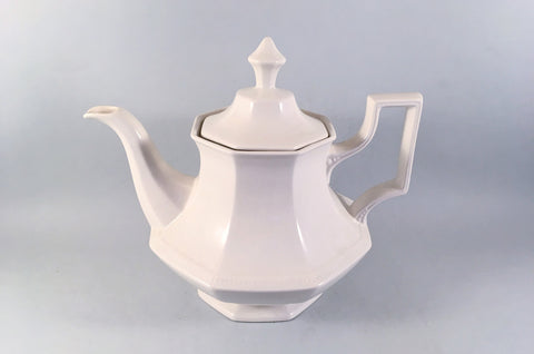 Johnsons - Heritage White - Teapot - 2pt - The China Village