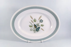 Woods - Clovelly - Blue - Oval Platter - 11 7/8" - The China Village