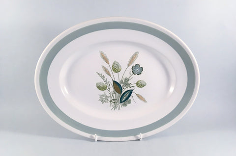 Woods - Clovelly - Blue - Oval Platter - 11 7/8" - The China Village