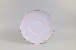 Thomas - Medaillon - Thin Gold Band - Coffee Saucer - 5 1/2" - The China Village