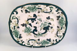 Mason's - Chartreuse - Oblong Platter - 13 1/2" - The China Village