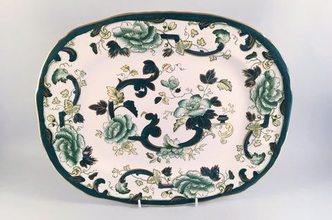 Mason's - Chartreuse - Oblong Platter - 13 1/2" - The China Village