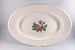 Wedgwood - Moss Rose - Oval Platter - 16" - The China Village