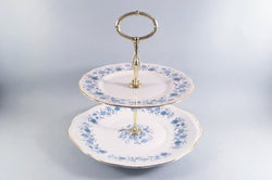 Colclough - Braganza - Cake Stand - 2 tier - The China Village