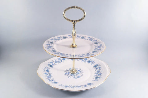 Colclough - Braganza - Cake Stand - 2 tier - The China Village