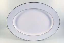 Noritake - Regency Silver - Oval Platter - 13 5/8" - The China Village
