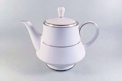 Noritake - Regency Silver - Teapot - 1 3/4pt - The China Village