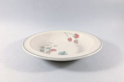 Wedgwood - Raspberry Cane - Sterling Shape - Rimmed Bowl - 7 1/2" - The China Village