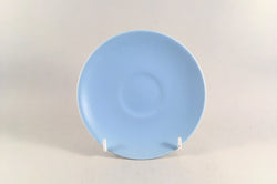 Poole - Dove Grey & Sky Blue - Tea Saucer - 6" - The China Village
