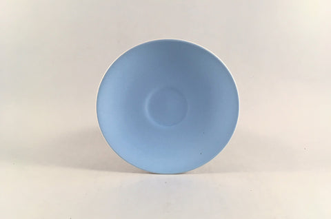 Poole - Dove Grey & Sky Blue - Coffee Saucer - 4 3/4" - The China Village