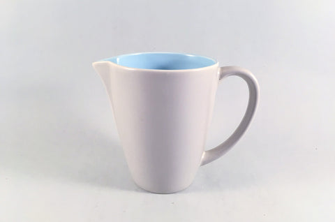 Poole - Dove Grey & Sky Blue - Milk Jug - 1/2pt - The China Village
