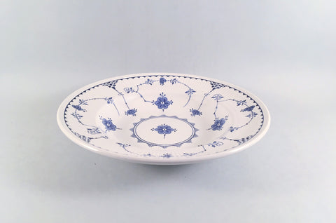 Furnivals - Denmark - Blue - Rimmed Bowl - 9" - The China Village