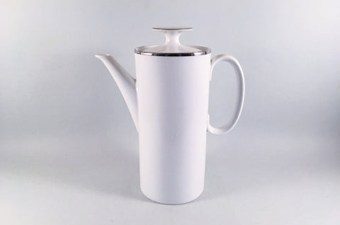 Thomas - Medaillon - Thick Silver Band - Coffee Pot - 1 3/4pt - The China Village