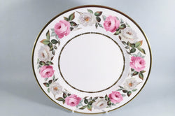 Royal Worcester - Royal Garden - Dot & Dash Gold Line - Dinner Plate - 10 5/8" - The China Village