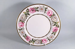 Royal Worcester - Royal Garden - Dot & Dash Gold Line - Starter Plate - 9 1/4" - The China Village
