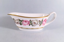 Royal Worcester - Royal Garden - Dot & Dash Gold Line - Sauce Boat - The China Village