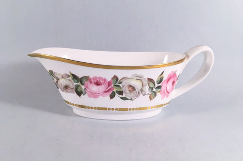 Royal Worcester - Royal Garden - Dot & Dash Gold Line - Sauce Boat - The China Village