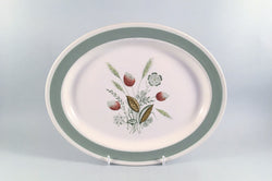 Woods - Clovelly - Red - Oval Platter - 10 3/4" - The China Village