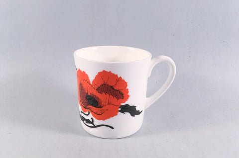 Wedgwood - Cornpoppy - Susie Cooper - Teacup - 2 7/8 x 2 7/8" - The China Village