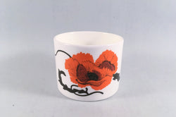 Wedgwood - Cornpoppy - Susie Cooper - Sugar Bowl - 3 3/8" - The China Village