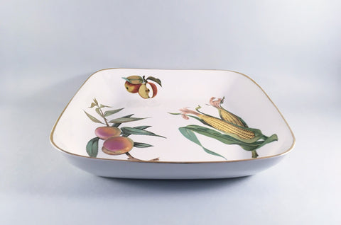 Royal Worcester - Evesham - Gold Edge - Serving Dish - 10 5/8 x 10 5/8" - The China Village