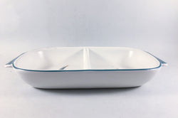 Denby - Greenwheat - Serving Dish - 11 3/4" (Divided) - The China Village