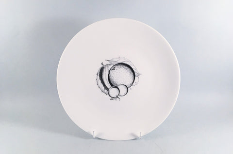 Wedgwood - Black Fruit - Susie Cooper - Starter Plate - 9" - The China Village