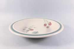 Wedgwood - Raspberry Cane - Granada Shape - Rimmed Bowl - 7 1/2" - The China Village