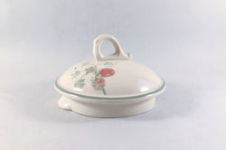 Wedgwood - Raspberry Cane - Granada Shape - Teapot - 2pt (Lid Only) - The China Village