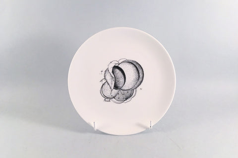 Wedgwood - Black Fruit - Susie Cooper - Side Plate - 6 1/2" - The China Village