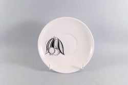 Wedgwood - Black Fruit - Susie Cooper - Tea Saucer - 5 3/4" - The China Village