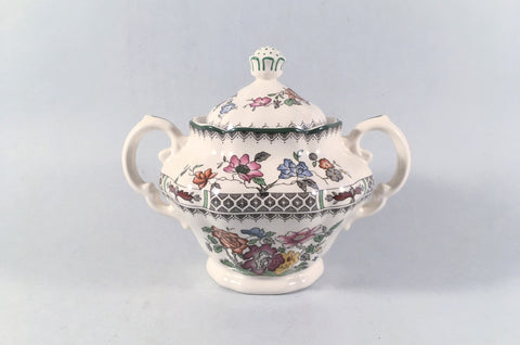 Spode - Chinese Rose - New Backstamp - Sugar Bowl - Lidded - The China Village