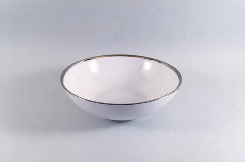 Thomas - Medaillon - Thick Silver Band - Fruit Saucer - 5 5/8" - The China Village