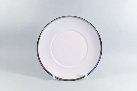Thomas - Medaillon - Thick Silver Band - Soup Cup Saucer - 6 7/8" - The China Village