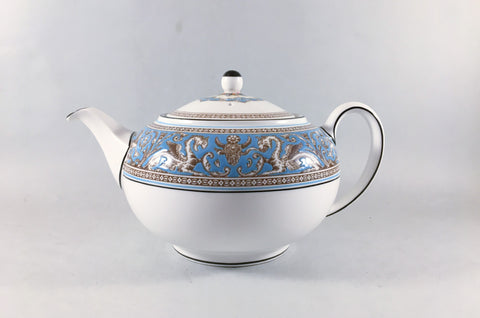 Wedgwood - Florentine - Turquoise - Teapot - 1 3/4pt - The China Village
