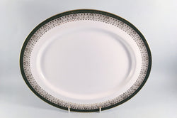 Royal Grafton - Majestic - Green - Oval Platter - 13 1/8" - The China Village
