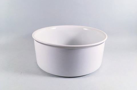 Thomas - Medaillon - Thick Silver Band - Serving Bowl - 7 5/8" - The China Village