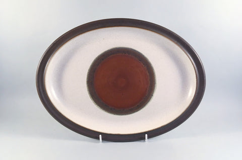 Denby - Potters Wheel - Tan Centre - Oval Platter - 12 1/4" - The China Village