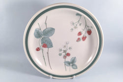 Wedgwood - Raspberry Cane - Granada Shape - Dinner Plate - 10 5/8" - The China Village